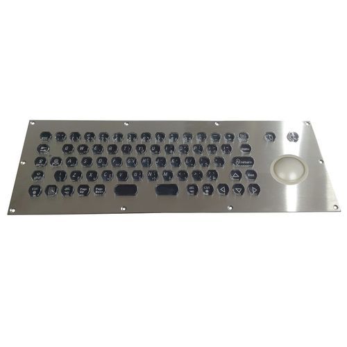 Einbaufähige Tastatur - CK-KB373132-50TBPKBL - Clickin Industrial Co., Ltd. - Mikroschalter / Trackball / mit Maus
