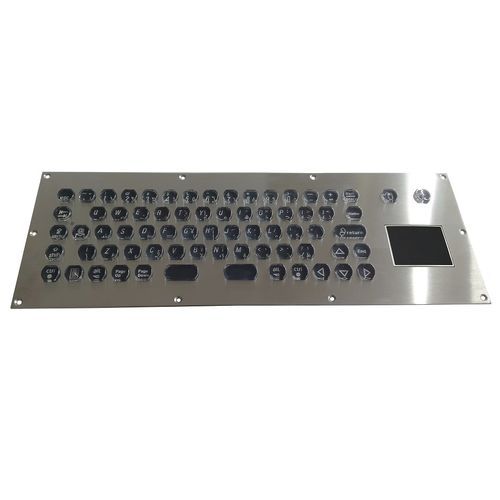 Einbaufähige Tastatur - CK-KB373132-TPPKBL - Clickin Industrial Co., Ltd. - Mikroschalter / Touchpad / mit Maus