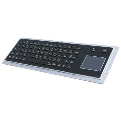 Einbaufähige Tastatur - CK-KB370110-TPBK - Clickin Industrial Co., Ltd. - Kohlenstoffkontakt / Touchpad / mit Maus