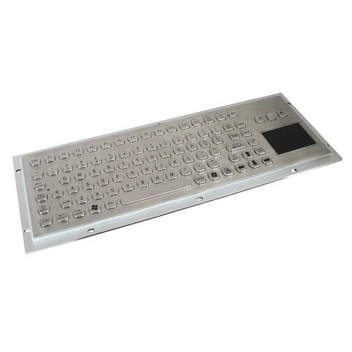 Einbaufähige Tastatur - CK-KB392135-TP - Clickin Industrial Co., Ltd. - Kohlenstoffkontakt / mit FN-Taste / Touchpad