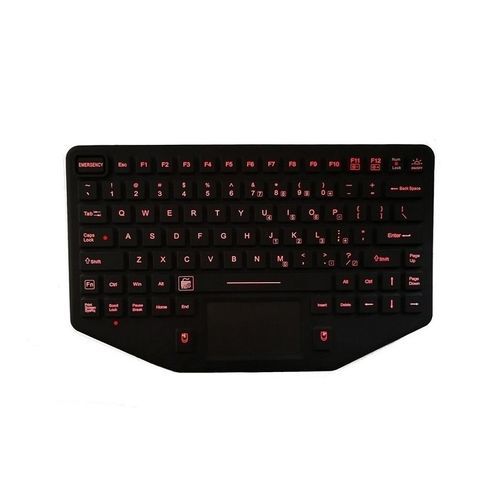 Rack-Tastatur - CK-KB282177-TPSI - Clickin Industrial Co., Ltd. - Kohlenstoffkontakt / Touchpad / mit Maus
