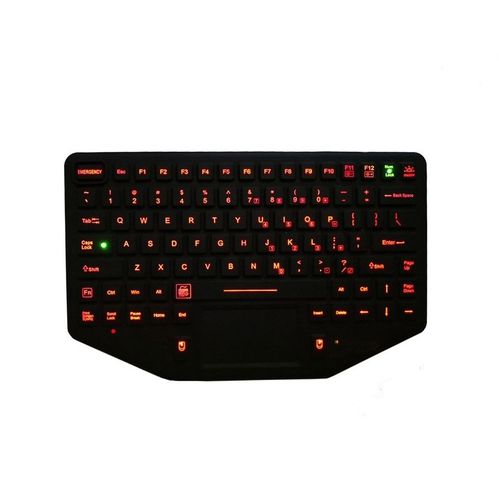 Einbaufähige Tastatur - CK-KB282177-TPSIVE - Clickin Industrial Co., Ltd. - Kohlenstoffkontakt / Touchpad / mit Maus
