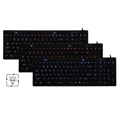 Desktop-Tastatur - CK-KB380130-SICBL - Clickin Industrial Co., Ltd. - mit mechanischen Tasten / Industrie / für Außenbereich