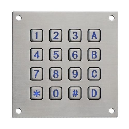 Nummernblock / 16 Tasten - CK-KE113113-BL - Clickin Industrial Co., Ltd. - einbaufähig / Edelstahl / vandalismussicher