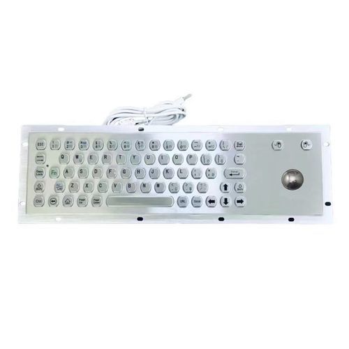 Einbaufähige Tastatur - CK-KB370110-38TB - Clickin Industrial Co., Ltd. - Kohlenstoffkontakt / Trackball / mit Maus