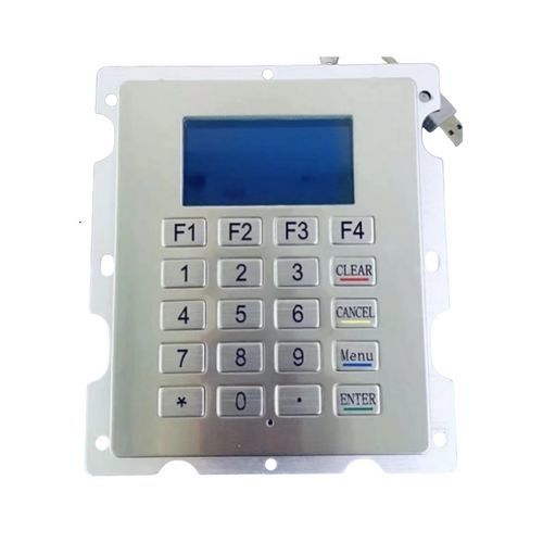 Nummernblock / 20 Tasten - CK-KE146120-LCD - Clickin Industrial Co., Ltd. - einbaufähig / Edelstahl / USB