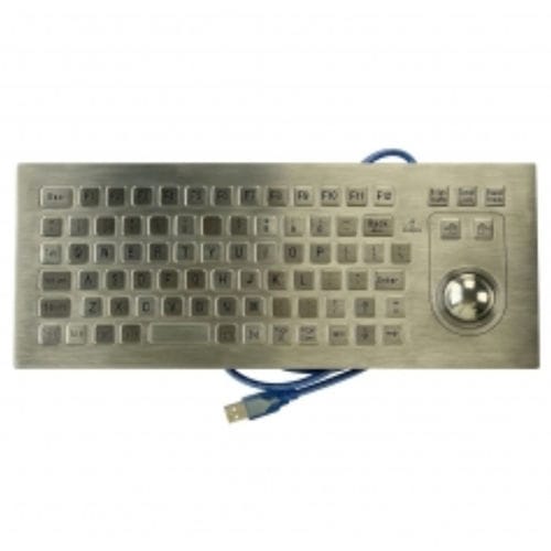 Einbaufähige Tastatur - CK-KB350145-38TB - Clickin Industrial Co., Ltd. - mit mechanischen Tasten / Trackball / für den Bergbau