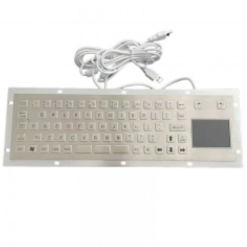 Einbaufähige Tastatur - CK-KB370110-TP-R01 - Clickin Industrial Co., Ltd. - mit mechanischen Tasten / Touchpad / für Industrieanwendungen