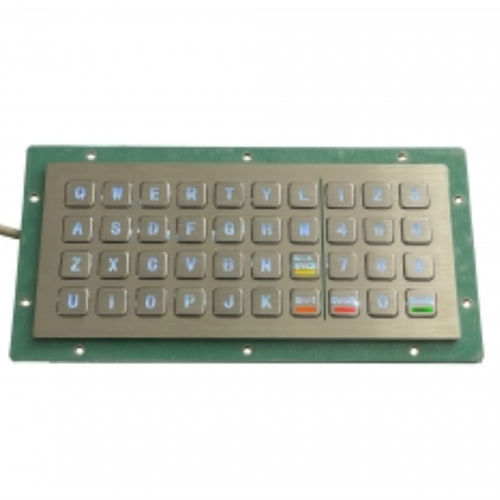 Einbaufähige Tastatur - CK-KB211108-BL - Clickin Industrial Co., Ltd. - mit mechanischen Tasten / Edelstahl / stoßfest