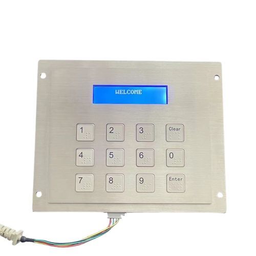 Nummernblock / 12 Tasten - CK-KE3IN1-LCD - Clickin Industrial Co., Ltd. - einbaufähig / aus Edelstahl 304 / USB