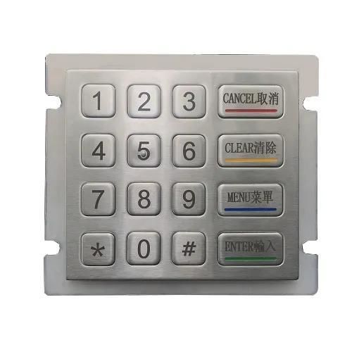 Nummernblock / 16 Tasten - CK-KE10090-NG - Clickin Industrial Co., Ltd. - einbaufähig / aus Edelstahl 304 / USB