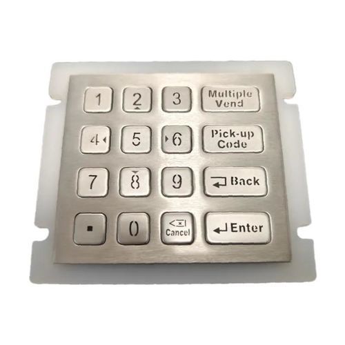 Nummernblock / 16 Tasten - CK-KE10090-BLNG - Clickin Industrial Co., Ltd. - einbaufähig / aus Edelstahl 304 / USB