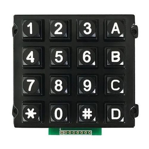 Nummernblock / 16 Tasten - CK-KE7671-KL - Clickin Industrial Co., Ltd. - einbaufähig / mit mechanischen Tasten / Metall