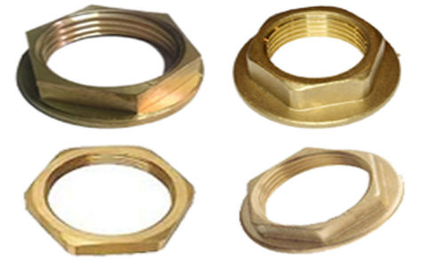 Sechseckige Gegenmutter - Paani Precision Products LLP - Kronen / flach / Messing