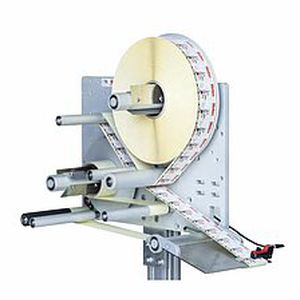 Automatische Etikettiermaschine - Alpha Entry - Weber Marking Systems - für Verpackung / für Flaschen / für Chemikalien