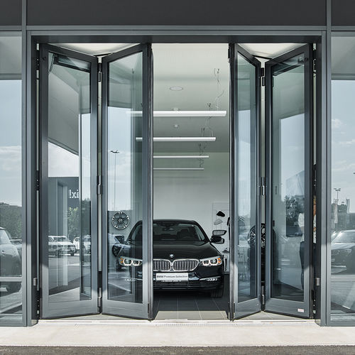 Falttor - AL603F Thermo - Schneider Torsysteme Gesellschaft m.b.H - Aluminium / Glas / Glas