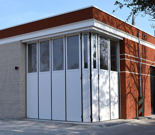 Rund-Schiebetür - ROBUST AL602RS - Schneider Torsysteme Gesellschaft m.b.H - Aluminium / Glas / Industrie