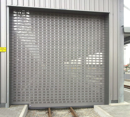 Rolltor - AR1 - Schneider Torsysteme Gesellschaft m.b.H - anodisiertes Aluminium / für den Innenbereich / mit großen Abmessungen