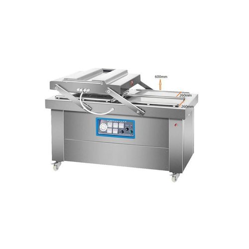 Vakuum-Verpackungsmaschine - DZ600/4S - Shandong Kangbeite Food Packaging Machinery Co., Ltd. - halbautomatisch / Doppelkammer / für Lebensmittel