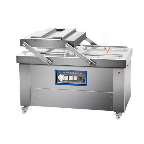 Vakuum-Verpackungsmaschine - DZ500/2S - Shandong Kangbeite Food Packaging Machinery Co., Ltd. - halbautomatisch / Doppelkammer / für Lebensmittel