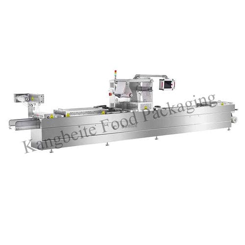 Rollen-Thermoformmaschine - DRZ series - Shandong Kangbeite Food Packaging Machinery Co., Ltd. - für Lebensmittelverpackung / automatisch / Vakuum