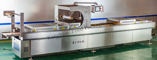 Rollen-Thermoformmaschine - TVS series - Shandong Kangbeite Food Packaging Machinery Co., Ltd. - für Verpackung / automatisch / Vakuum
