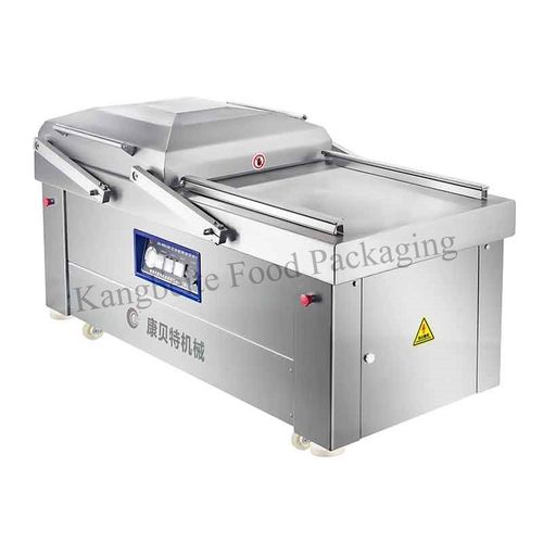Vakuum-Verpackungsmaschine - DZ700/2S - Shandong Kangbeite Food Packaging Machinery Co., Ltd. - halbautomatisch / Doppelkammer / für Lebensmittel