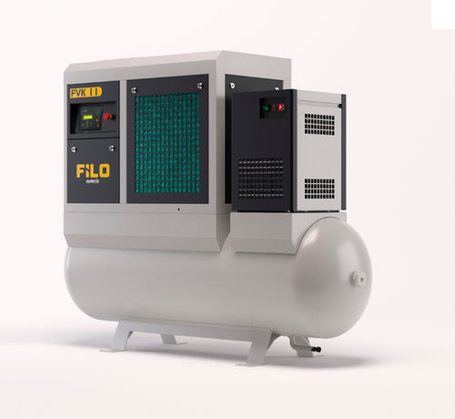 Schraubenkompressor - FVK C series - yenici compressor co - Luft / mit Elektromotor / stationär