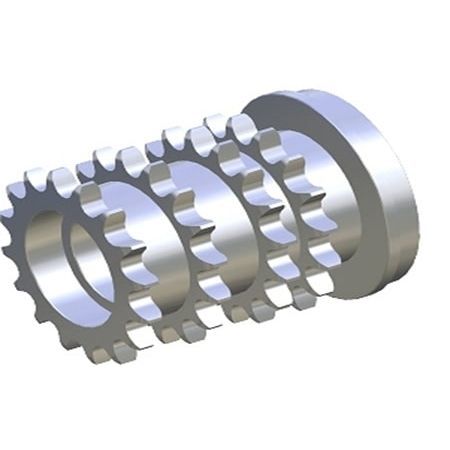 Ketten-Kettenrad - Z series - Codimar S.L. - gerade verzahnt / doppelt / Metall
