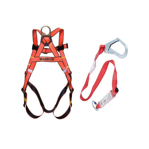 Ganzkörper-Auffanggurt - WR1018 - Warrior Safety Shoes - Sicherheit / Mit rückwärtigem Befestigungspunkt / EN 361