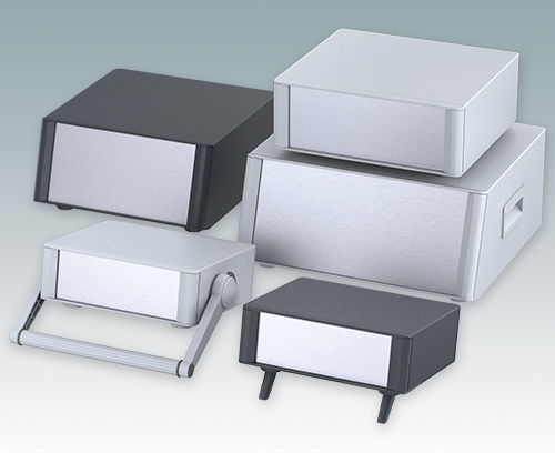 Tragbares Gehäuse - Technomet - Metcase - rechteckig / modular / Aluminium