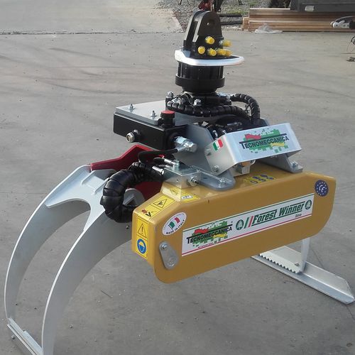 Sammelgreifer - TECNOMECCANICA - hydraulisch / Holz / drehbar