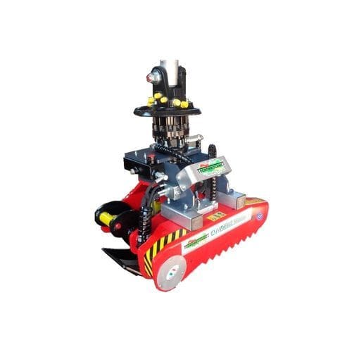 Säge mit Greifer - TP series - TECNOMECCANICA - Holz / mit elektromotorischer Einstellung / hydraulisch