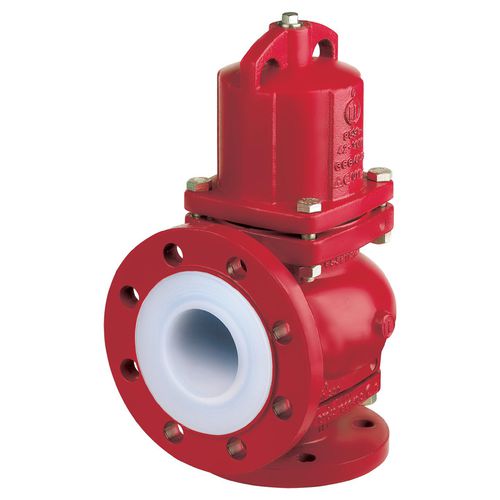 Sicherheitsventil für Gas - LPV series - Richter Chemie Technik - Niederdruck / Flansch / Schrägsitz