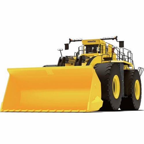 Radlader - WE2350 - Komatsu Construction and Mining Equipment - mit Gelenk / großformatig / für den Bergbau