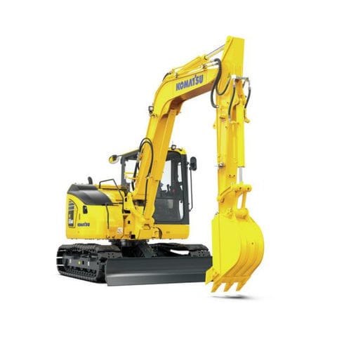 Minibagger - PC88MR-11 - Komatsu Construction and Mining Equipment - auf Raupen / Diesel / für Baustellen