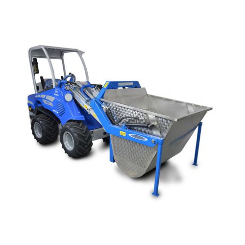 Dumper mit Gummireifen - C890430 - Multione - hydraulisch / mit Frontentladung