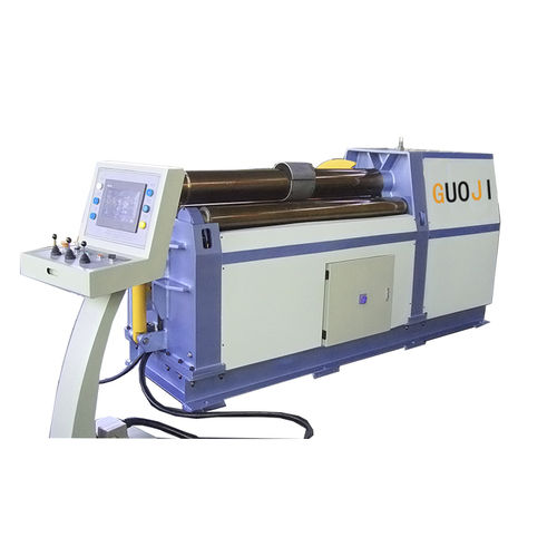 4-Walzen-Rundbiegemaschine - GJW12H-8X2000 - Nantong Guoji Machinery Equipment Co.,Ltd. - hydraulisch / automatisch / mit tragbarem Bedienfeld