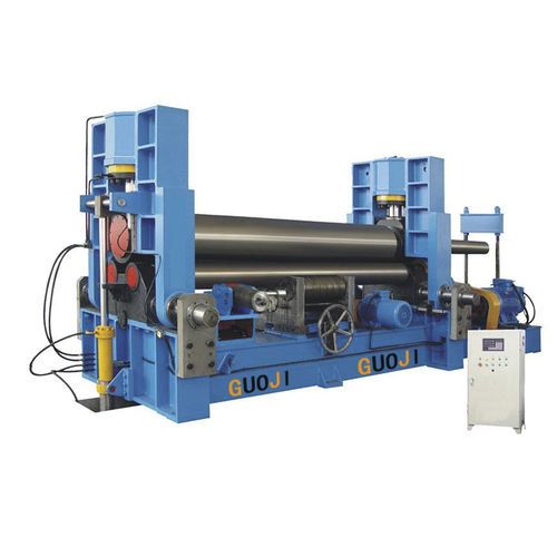 3-Walzen-Rundbiegemaschine - GJW11S-35X3000 - Nantong Guoji Machinery Equipment Co.,Ltd. - hydraulisch / automatisch / mit tragbarem Bedienfeld