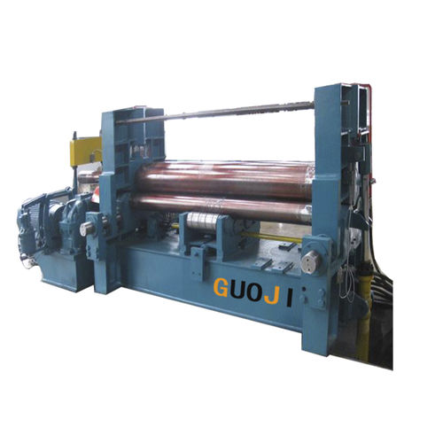3-Walzen-Rundbiegemaschine - GJW11S-35X2500 - Nantong Guoji Machinery Equipment Co.,Ltd. - hydraulisch / automatisch / mit tragbarem Bedienfeld