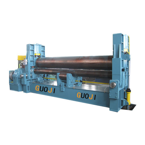 3-Walzen-Rundbiegemaschine - GJW11S-25X4000 - Nantong Guoji Machinery Equipment Co.,Ltd. - hydraulisch / mit tragbarem Bedienfeld