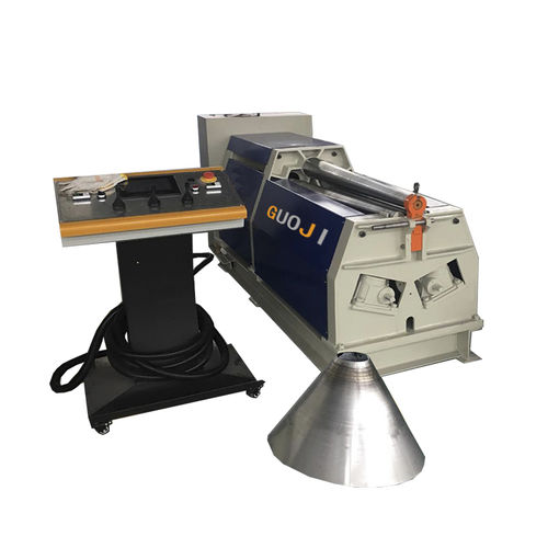 4-Walzen-Rundbiegemaschine - GJWZ-4X1000 - Nantong Guoji Machinery Equipment Co.,Ltd. - hydraulisch / mit tragbarem Bedienfeld / konisch