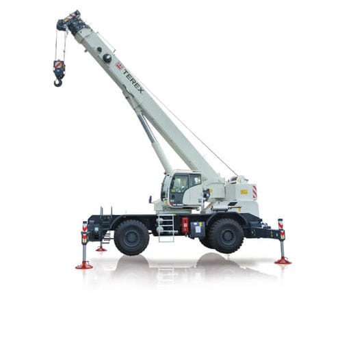 Mobiler Kran - RT 1080 - TEREX CRANES - Teleskop / für Baustelle / für schwierige Gelände