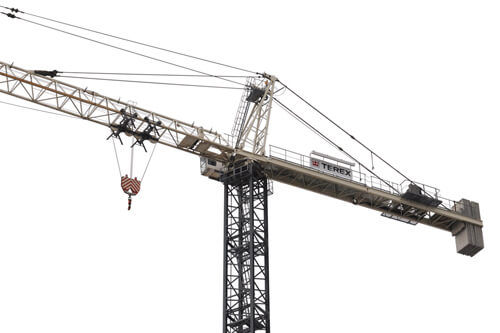 Festinstallierter Kran - SK 575-32 - TEREX CRANES - Turm / für Baustelle / für den Bergbau