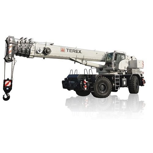 Mobiler Kran - TRT 80 - TEREX CRANES - Teleskop / für Baustelle / für schwierige Gelände