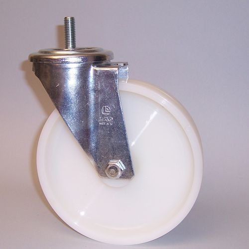 Lenkrolle - POLINYL + M22 - LAG SPA - mit Grundplatte / Stangen / mit Kugellager