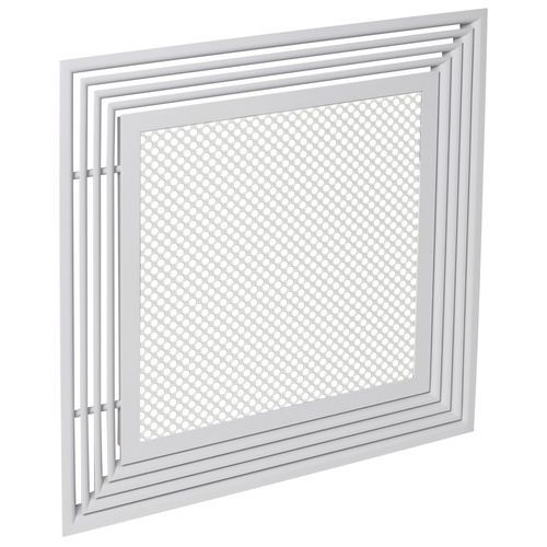 Quadratische Luftdurchlass - ALD 610 K - Aldes - wandmontiert / Decken / doppelt