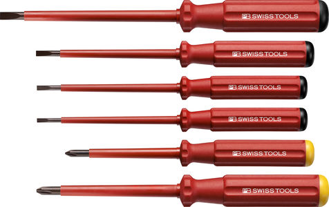 Isolierter Schraubendreher - PB 5542, PB 5550 CBB - PB Swiss Tools ( Shanghai) Trading Co.,Ltd - flach / Phillips / Stahl