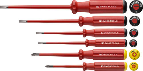 Flacher Schraubendreher - PB 5542 SL - PB Swiss Tools ( Shanghai) Trading Co.,Ltd - Phillips / isoliert / Stahl