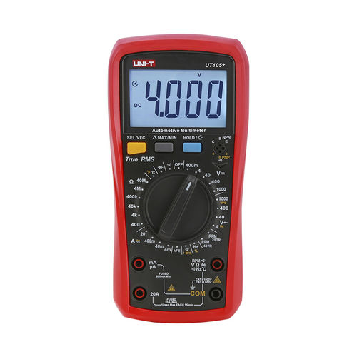 Digitales Multimeter - UT105+ - UNI-TREND TECHNOLOGY (CHINA) CO., LTD. - tragbar / 1000 V / 10 A